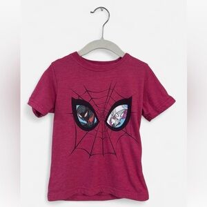 Kids Red Spider Eyes Graphic T-Shirt